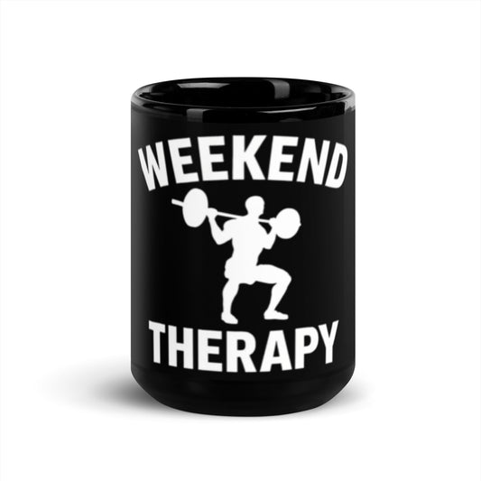 Weekend Therapy Weightlifting Mug – Squat Edition by Weekend Therapy™ – Weekend Therapy Clothing
