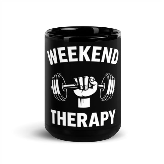 Weekend Therapy Weightlifting Mug – Weights Edition by Weekend Therapy™ – Weekend Therapy Clothing
