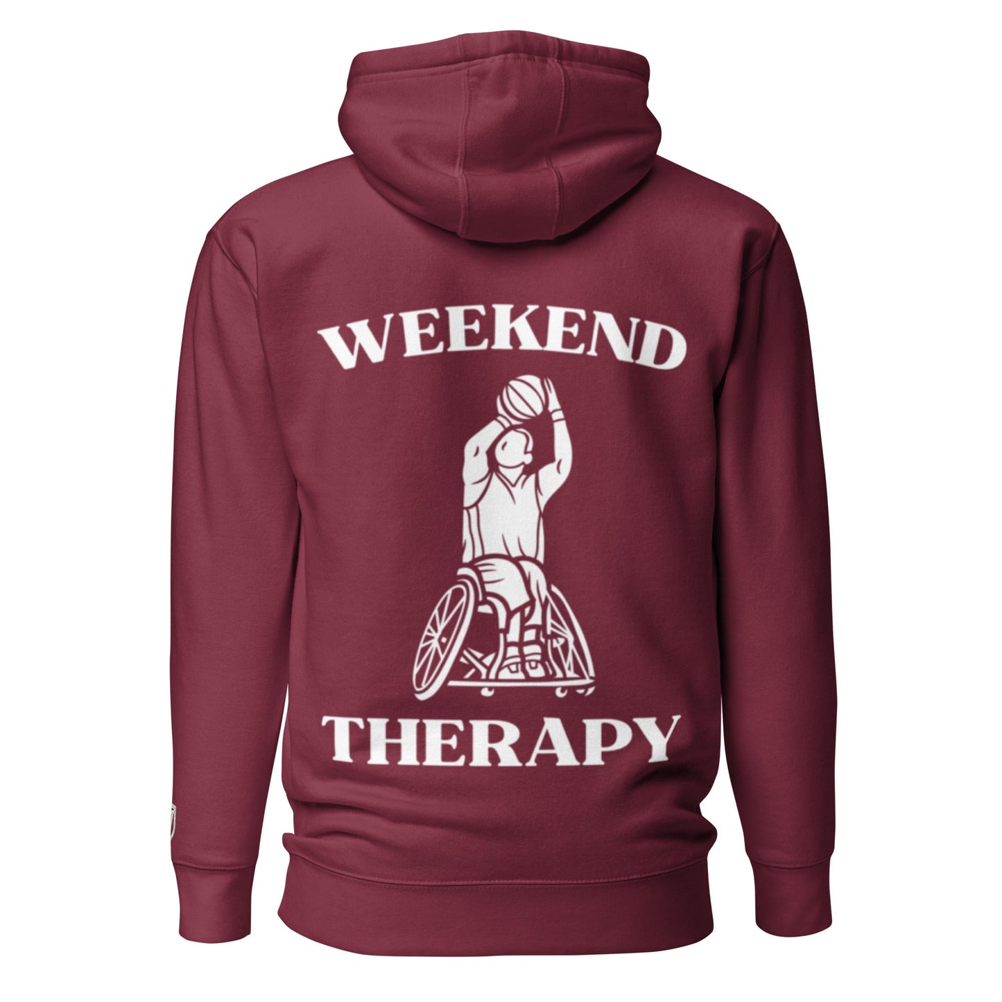 Weekend Therapy Wheelchair Basketball Hoodie – Shot Edition by Weekend Therapy™ – Weekend Therapy Clothing