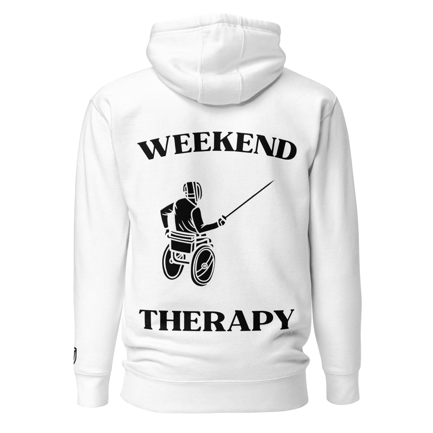 Weekend Therapy Wheelchair Fencing Hoodie – Fencing Edition by Weekend Therapy™ – Weekend Therapy Clothing