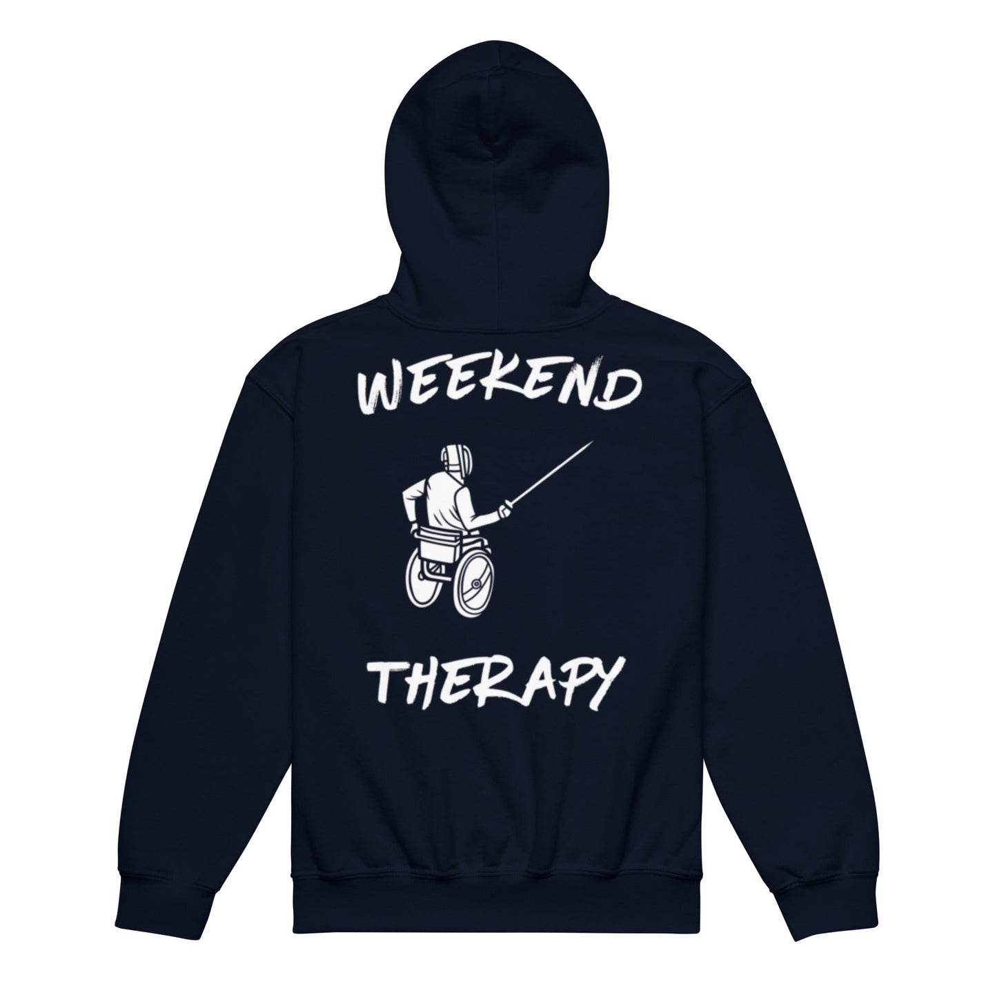 Weekend Therapy Wheelchair Fencing Hoodie – Fencing Edition by Weekend Therapy™ – Weekend Therapy Clothing