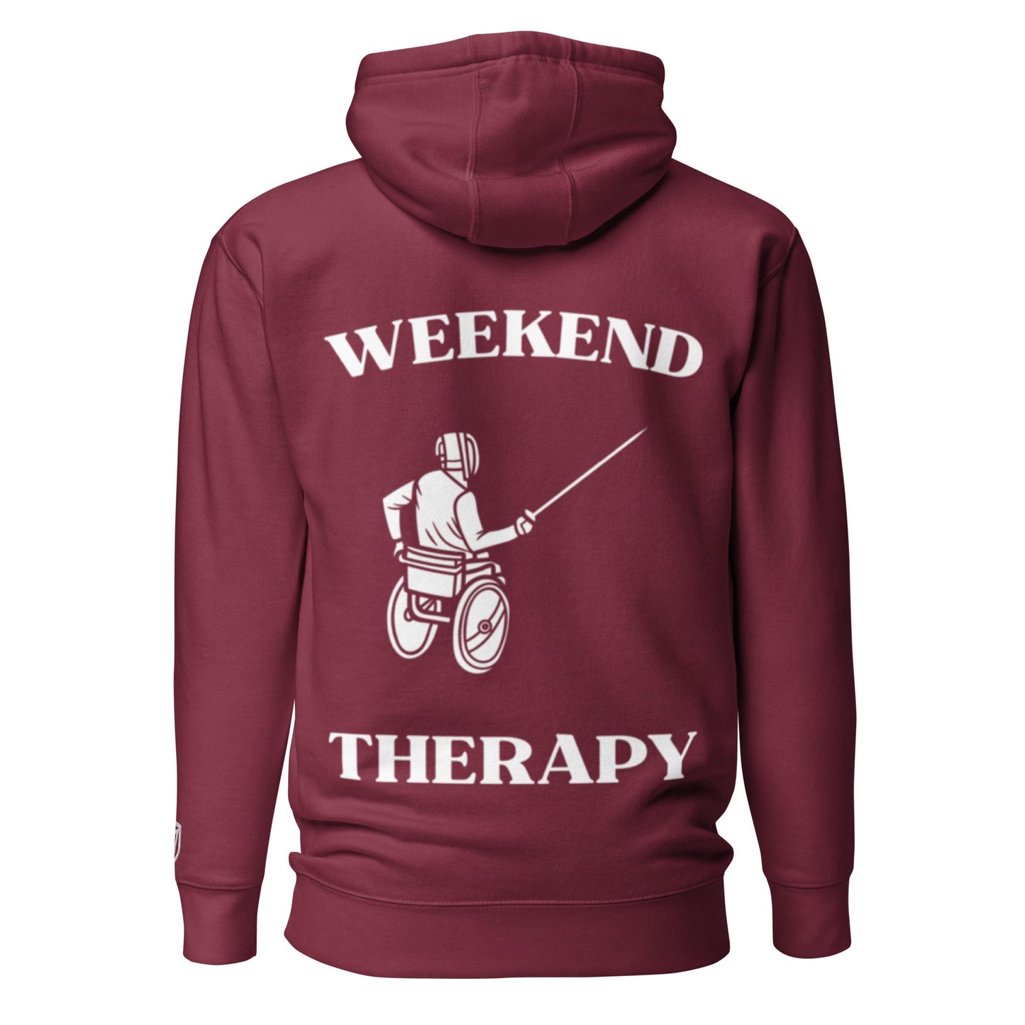 Weekend Therapy Wheelchair Fencing Hoodie – Fencing Edition by Weekend Therapy™ – Weekend Therapy Clothing