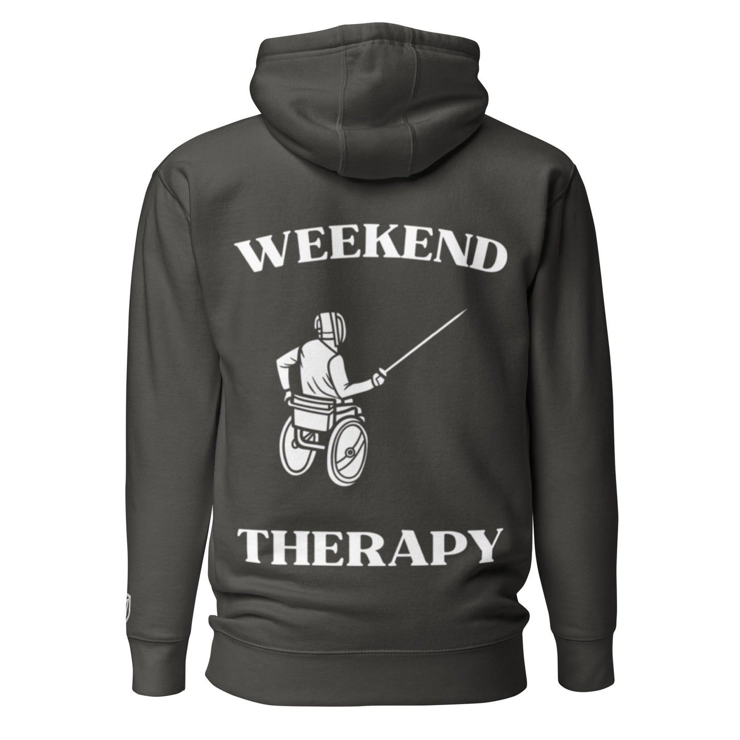 Weekend Therapy Wheelchair Fencing Hoodie – Fencing Edition by Weekend Therapy™ – Weekend Therapy Clothing