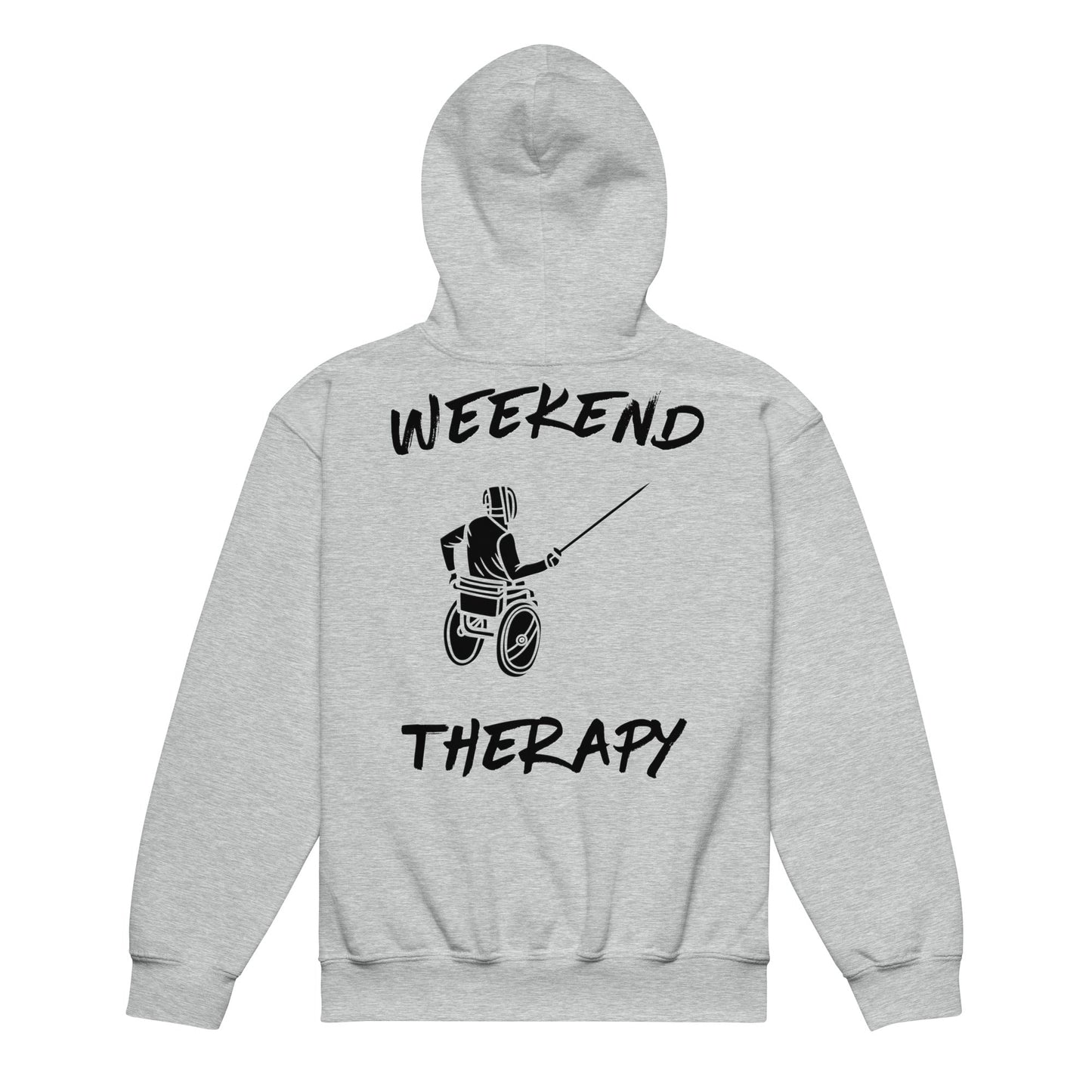Weekend Therapy Wheelchair Fencing Hoodie – Fencing Edition by Weekend Therapy™ – Weekend Therapy Clothing