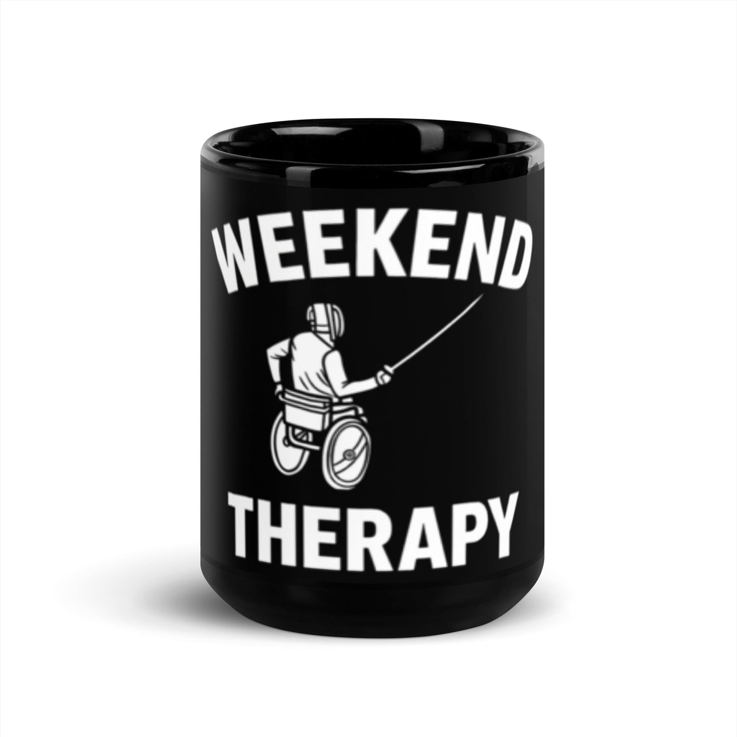 Weekend Therapy Wheelchair Fencing Mug – Fencing Edition by Weekend Therapy™ – Weekend Therapy Clothing
