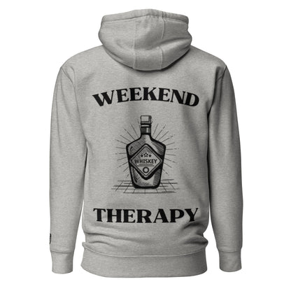 Weekend Therapy Whiskey Bottle Hoodie – Barrel Edition by Weekend Therapy™ – Weekend Therapy Clothing