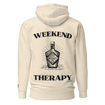 Weekend Therapy Whiskey Bottle Hoodie – Barrel Edition by Weekend Therapy™ – Weekend Therapy Clothing