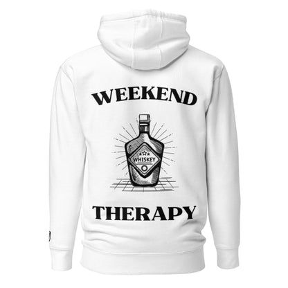Weekend Therapy Whiskey Bottle Hoodie – Barrel Edition by Weekend Therapy™ – Weekend Therapy Clothing