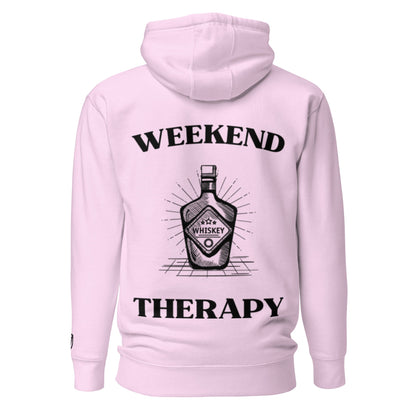 Weekend Therapy Whiskey Bottle Hoodie – Barrel Edition by Weekend Therapy™ – Weekend Therapy Clothing