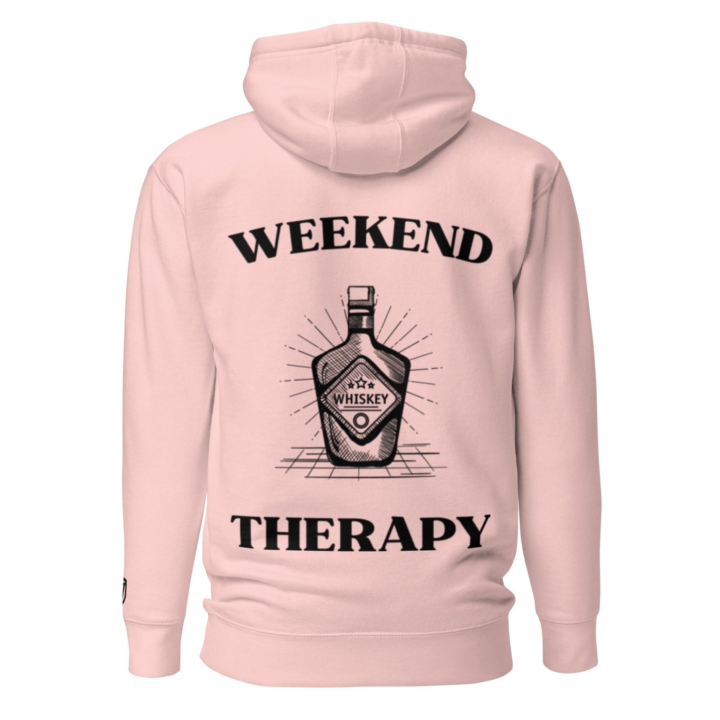 Weekend Therapy Whiskey Bottle Hoodie – Barrel Edition by Weekend Therapy™ – Weekend Therapy Clothing