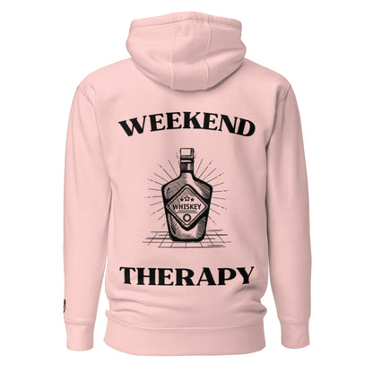 Weekend Therapy Whiskey Bottle Hoodie – Barrel Edition by Weekend Therapy™ – Weekend Therapy Clothing