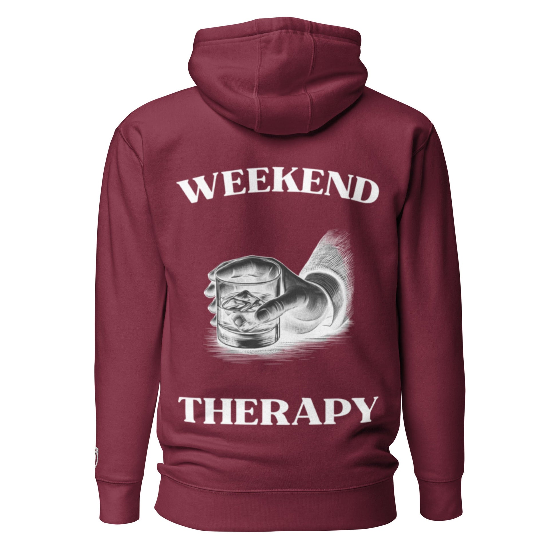 Weekend Therapy Whiskey Hand Hoodie – Barrel Edition by Weekend Therapy™ – Weekend Therapy Clothing