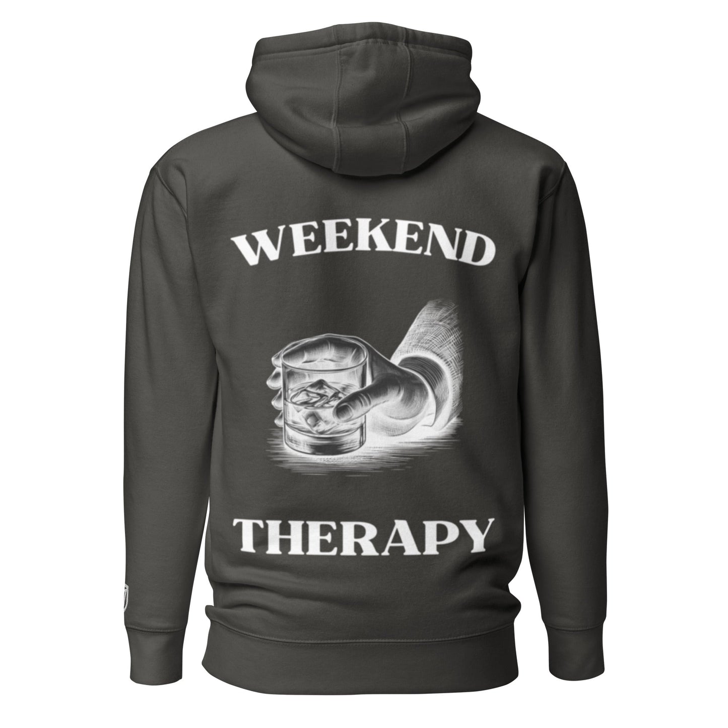 Weekend Therapy Whiskey Hand Hoodie – Barrel Edition by Weekend Therapy™ – Weekend Therapy Clothing