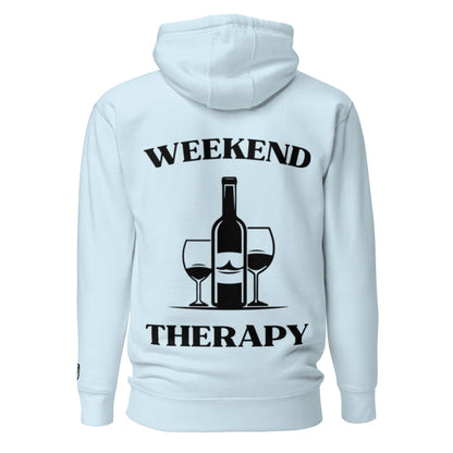 Weekend Therapy Wine Bottle Hoodie – Vineyard Edition by Weekend Therapy™ – Weekend Therapy Clothing