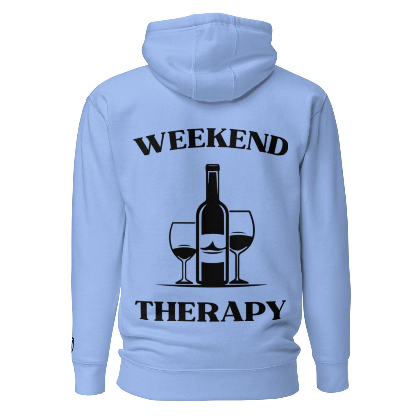 Weekend Therapy Wine Bottle Hoodie – Vineyard Edition by Weekend Therapy™ – Weekend Therapy Clothing