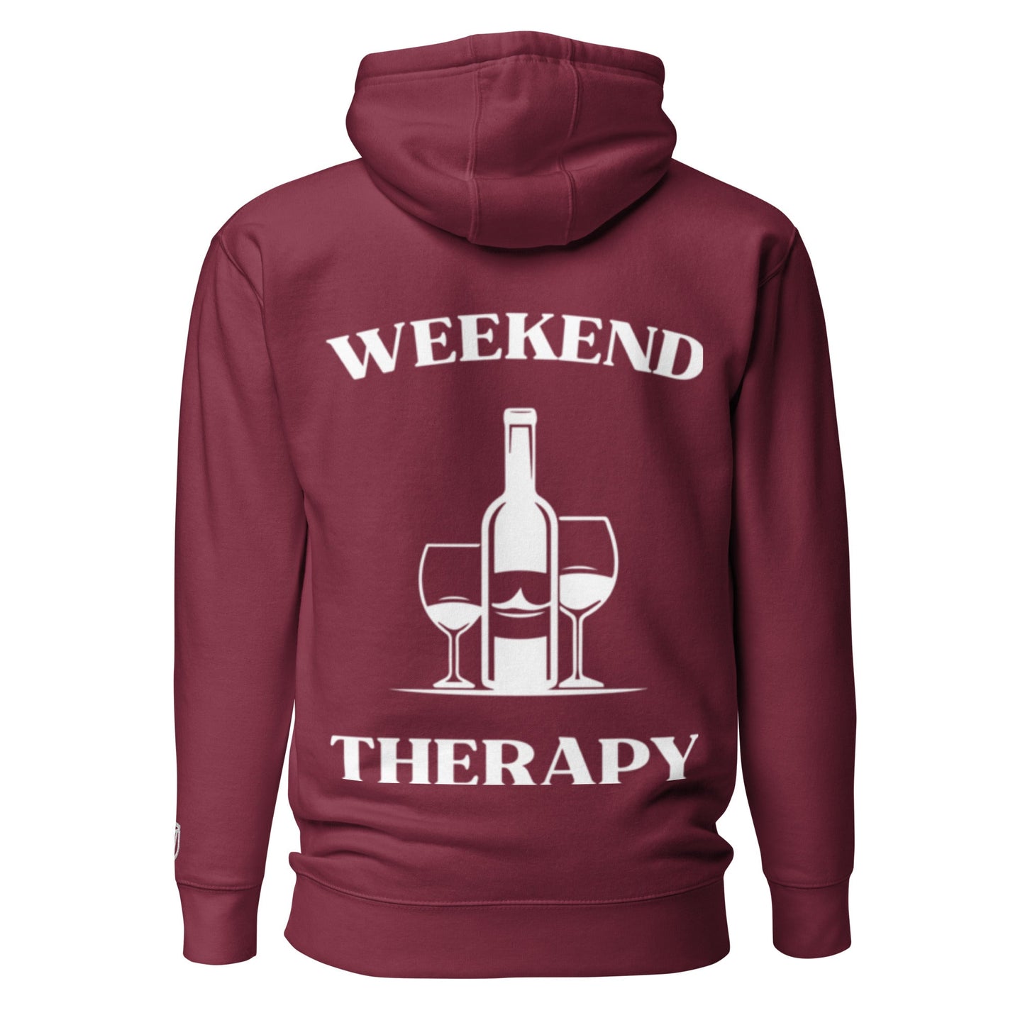 Weekend Therapy Wine Bottle Hoodie – Vineyard Edition by Weekend Therapy™ – Weekend Therapy Clothing