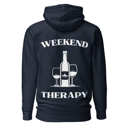 Weekend Therapy Wine Bottle Hoodie – Vineyard Edition by Weekend Therapy™ – Weekend Therapy Clothing