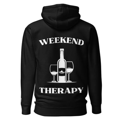 Weekend Therapy Wine Bottle Hoodie – Vineyard Edition by Weekend Therapy™ – Weekend Therapy Clothing