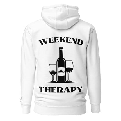Weekend Therapy Wine Bottle Hoodie – Vineyard Edition by Weekend Therapy™ – Weekend Therapy Clothing