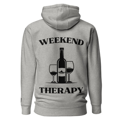 Weekend Therapy Wine Bottle Hoodie – Vineyard Edition by Weekend Therapy™ – Weekend Therapy Clothing
