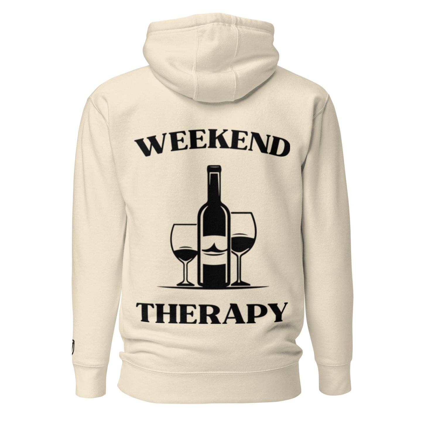 Weekend Therapy Wine Bottle Hoodie – Vineyard Edition by Weekend Therapy™ – Weekend Therapy Clothing