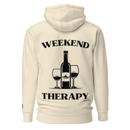Weekend Therapy Wine Bottle Hoodie – Vineyard Edition by Weekend Therapy™ – Weekend Therapy Clothing