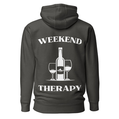 Weekend Therapy Wine Bottle Hoodie – Vineyard Edition by Weekend Therapy™ – Weekend Therapy Clothing