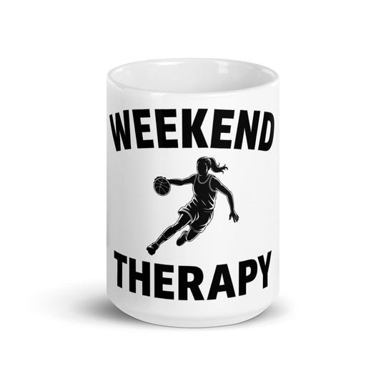Weekend Therapy Women’s Basketball Mug – Player Edition by Weekend Therapy™ – Weekend Therapy Clothing