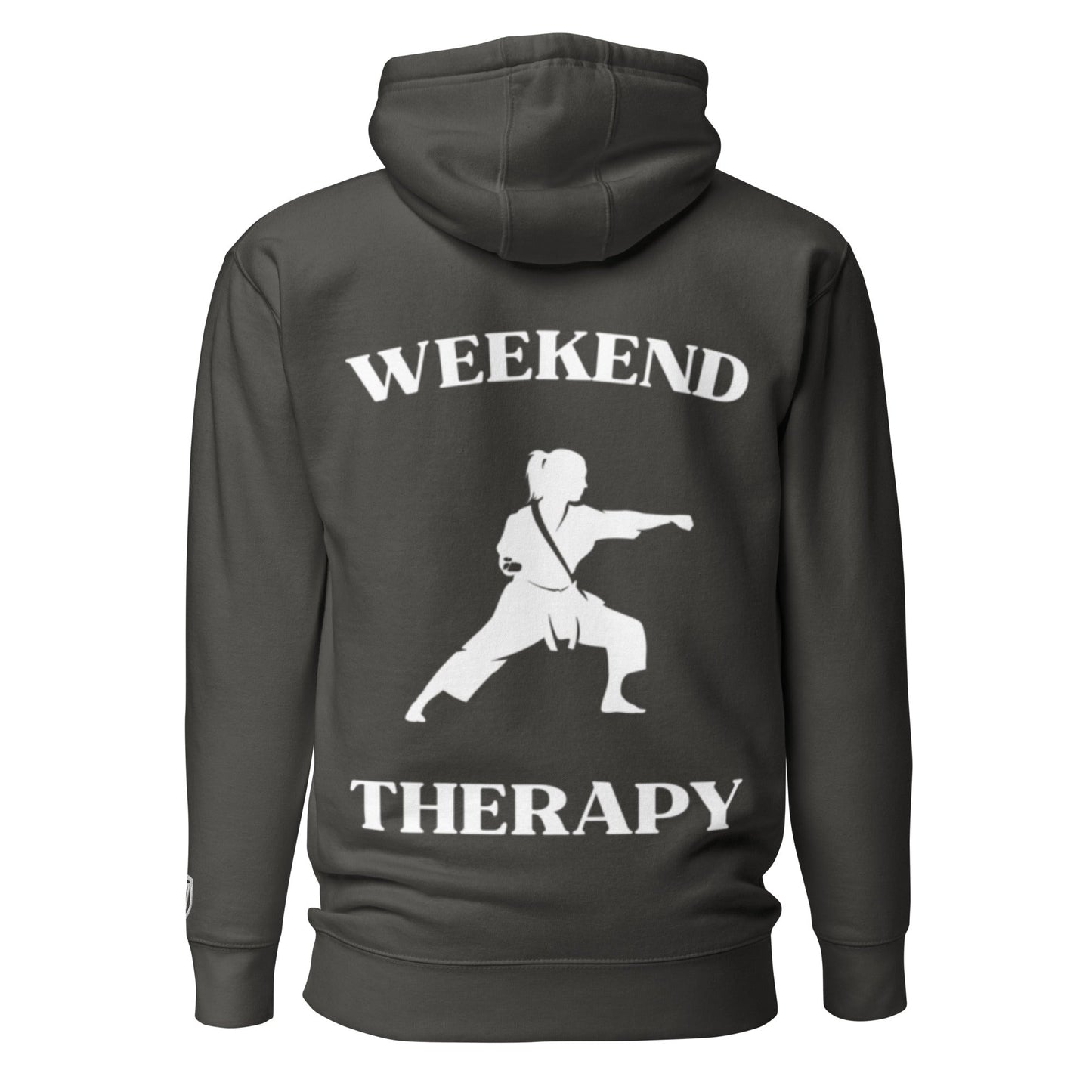 Weekend Therapy Women’s Martial Arts Hoodie – Karate Edition by Weekend Therapy™ – Weekend Therapy Clothing