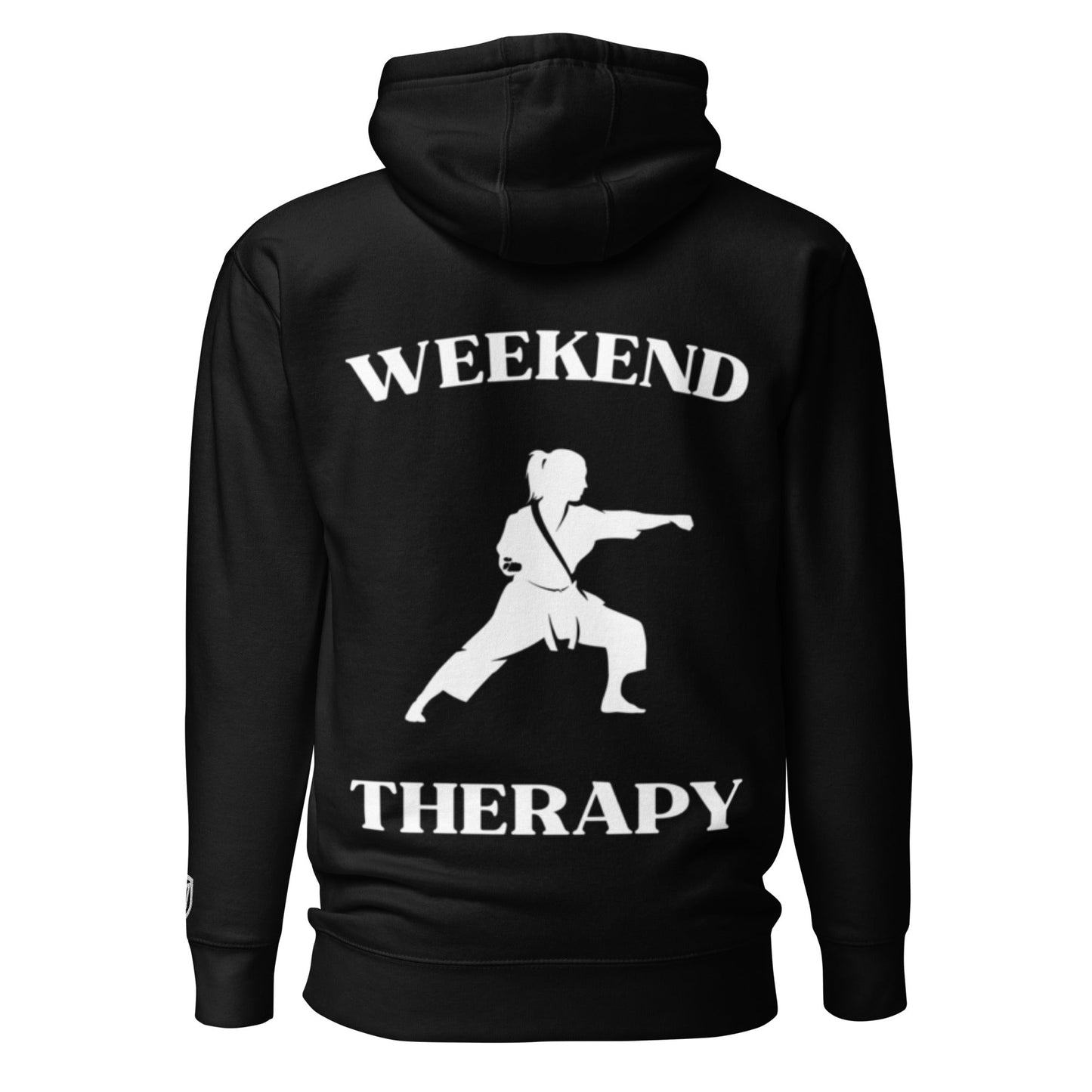 Weekend Therapy Women’s Martial Arts Hoodie – Karate Edition by Weekend Therapy™ – Weekend Therapy Clothing