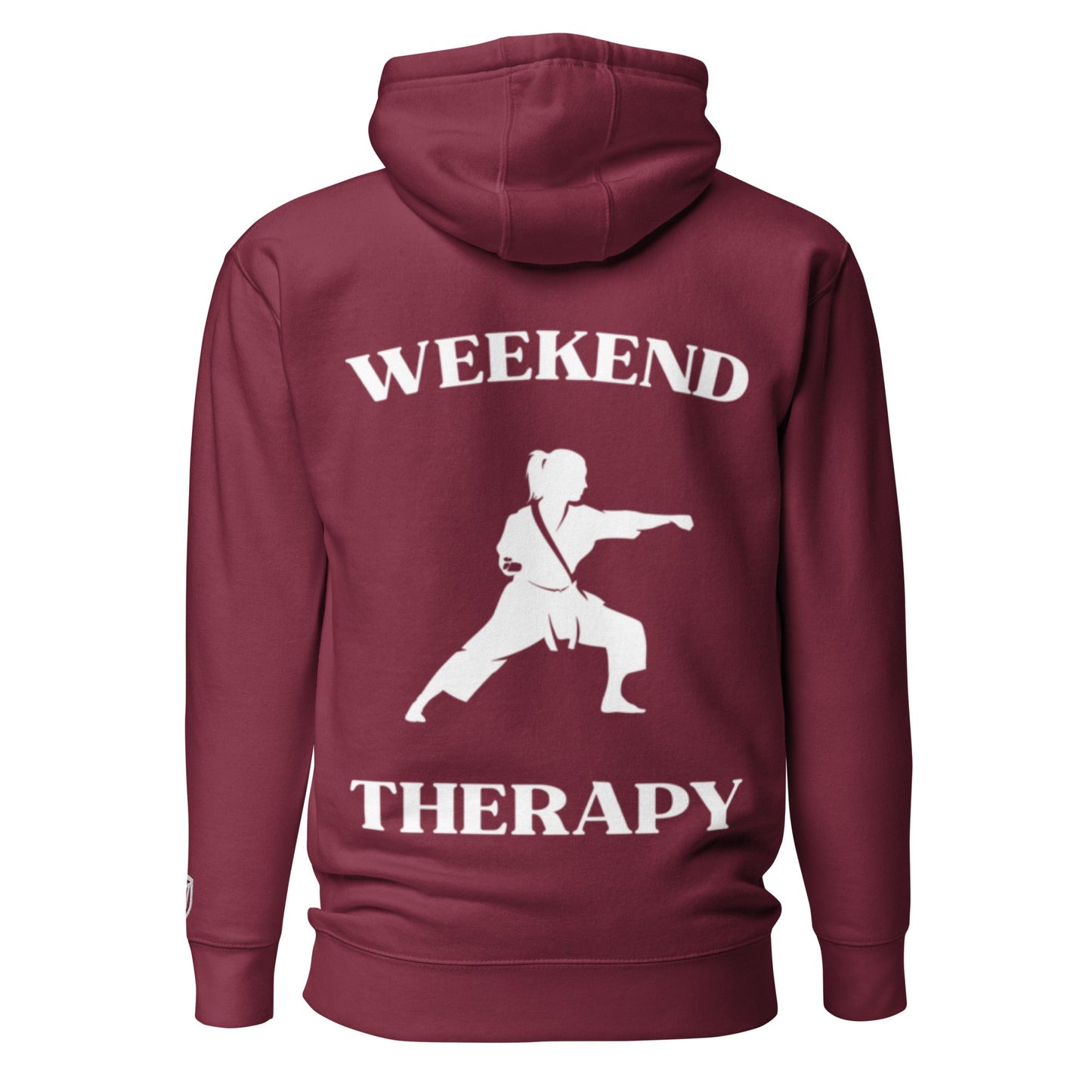 Weekend Therapy Women’s Martial Arts Hoodie – Karate Edition by Weekend Therapy™ – Weekend Therapy Clothing