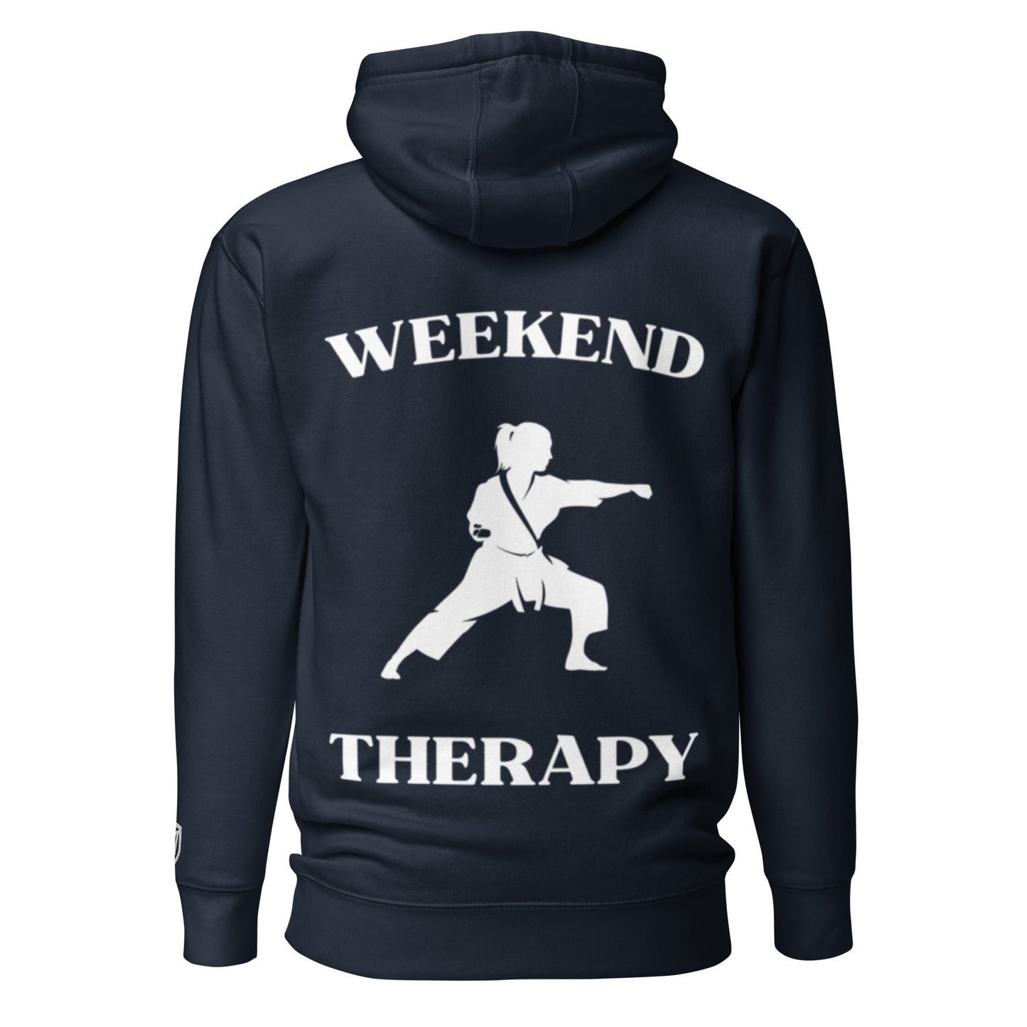 Weekend Therapy Women’s Martial Arts Hoodie – Karate Edition by Weekend Therapy™ – Weekend Therapy Clothing