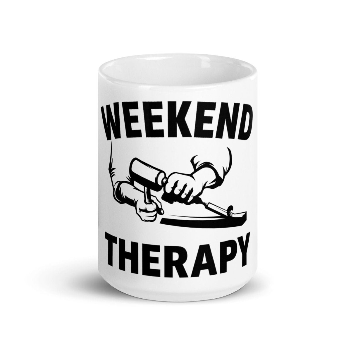 Woodworking Mug | Weekend Therapy by Weekend Therapy™ – Weekend Therapy Clothing
