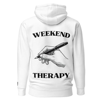 Writing Hoodie | Weekend Therapy by Weekend Therapy™ – Weekend Therapy Clothing