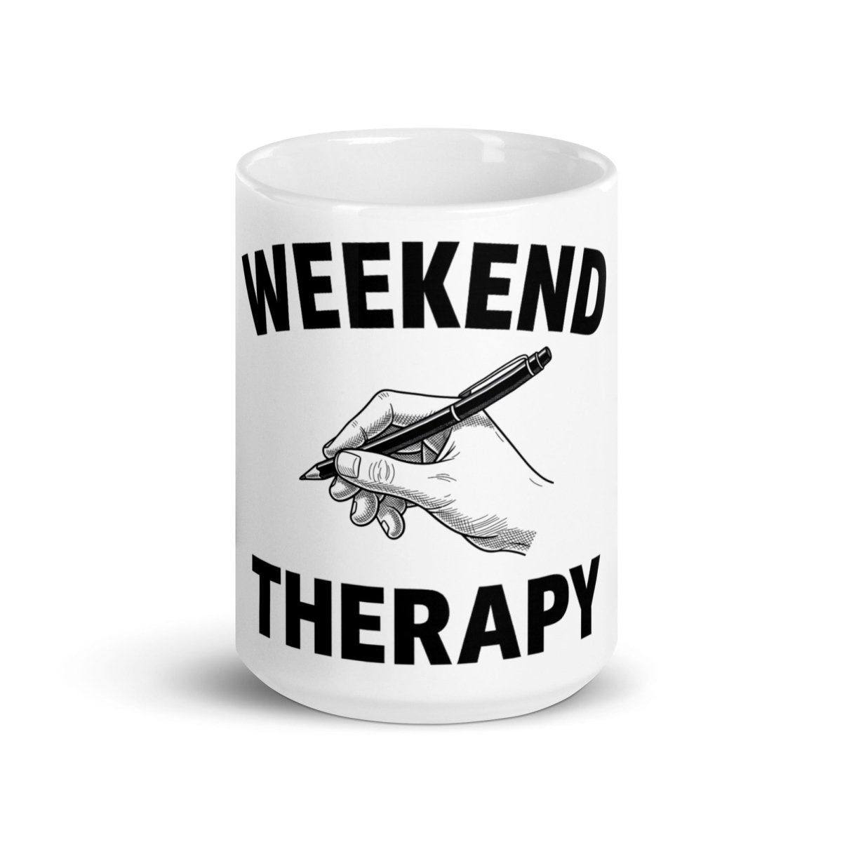 Writing Mug | Weekend Therapy by Weekend Therapy™ – Weekend Therapy Clothing