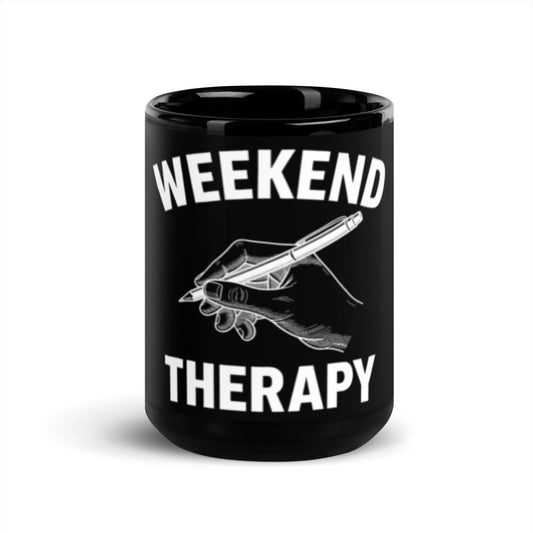 Writing Mug | Weekend Therapy by Weekend Therapy™ – Weekend Therapy Clothing