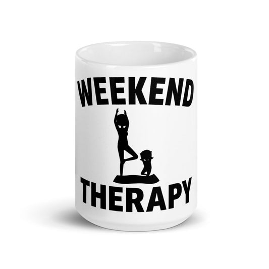 Yoga With My Mini Mug | Weekend Therapy by Weekend Therapy™ – Weekend Therapy Clothing